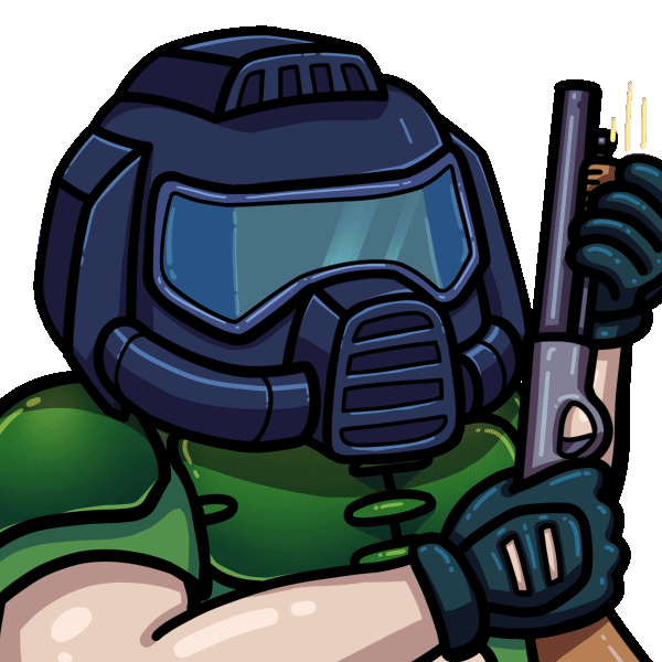 Doom guy shotty - Twitch Emote for BarbarousKing